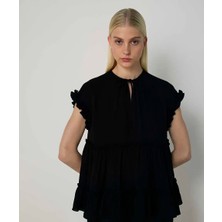 Machka Yakası Bağlamalı Bluz MW6250006002001