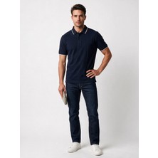 Giant Erkek Polo Yaka Kısa Kollu Pamuk Karışımlı Örme T-Shirt P912