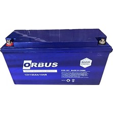 Tsm Orbus 12V 150 Amper Derin Döngü Karbon Jel Akü