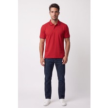 Giant Erkek Polo Yaka Kısa Kollu Pamuk Karışımlı Örme T-Shirt P912