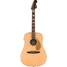 Fender California Select Redondo E Macassar Abanozu Natural Elektro Akustik Gitar