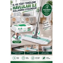 Grimor Life 4 Xl Kullan-At Bez Uyumlu Mop – Sıkıştırmalı Sistem, Islak Kuru Temizlik Aparatı, Slepy Bez Uyumlu