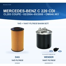 Mercedes Benz C (CL203) Yağ+Yakıt Filtre Bakım Seti