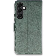 Bezos Samsung Galaxy A05S Uyumlu Kılıf Trend S Plus Kapaklı Kılıf - Yeşil