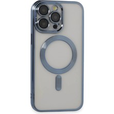 Bezos Apple iPhone 14 Pro Max Uyumlu Kılıf Kross Magneticsafe Kapak - Sierra Blue