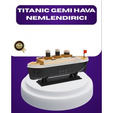 Pileli Store Titanik Gemi Tasarımlı LED Işıklı Hava Nemlendirici Buhar Efektli Oda Difüzörü