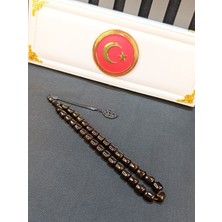 Anemore Collection Sıkma Kehribar Tesbih Koyu Yeşil