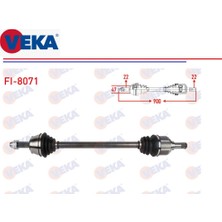 Veka Komple Aks Sag On Uzunluk 900MM Fıat Palıo - Albea 1.2i-1.4i-1.6i 2002-2010