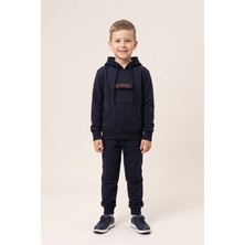 Crassi Erkek Çocuk Sweatshirt Kapüşonlu 3 Iplik Şardonlu %100
