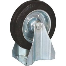 Caftra Mertsan Yük Taşıama Servis Tekerleği Kauçuk Sabit Tip 125X40 mm