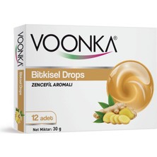 Voonka Pastil Zencefil Bitkisel Drops 12'li Pastil