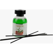 Nesrin 120 ml Çubuklu Oda Kokusu Yasemin – Bambu Koku, Kalıcı Ortam Kokusu ve Dekoratif Cam Şişe