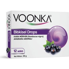 Voonka Pastil Kara Mürver Bitkisel Drops 12'li Pastil