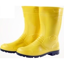 Caftra Gezer Sarı Pvc Kısa Konç Çizme NO43