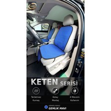 Mısırlı Grup Toyota Yaris Cross (2021-2026) Ön ve Arka Koltuk Terletmez Dolgulu Keten Koltuk Minder / Kılıf Set