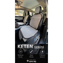 Mısırlı Grup Byd Han (2024-2026) Ön ve Arka Koltuk Terletmez Dolgulu Keten Koltuk Minder / Kılıf Set