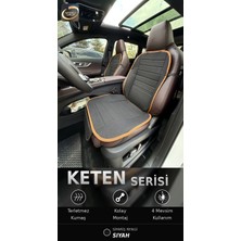 Mısırlı Grup Opel Astra (2022-2026) Ön ve Arka Koltuk Terletmez Dolgulu Keten Koltuk Minder / Kılıf Set