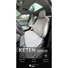 Mısırlı Grup Suzuki Vitara (2022-2026) Ön ve Arka Koltuk Terletmez Dolgulu Keten Koltuk Minder / Kılıf Set