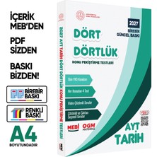 2027 Yks-Ayt Mebi-Ogm Dört Dörtlük Tarih Pekiştirme Testi A4 Renkli Soru Bankası Video Çözümlü