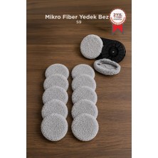 Torima Cam Silme Temizleme Robotu Bezi 5 li Set (10 Adet) S9 Uyumlu Mikro Fiber Yedek Bez