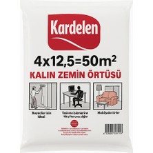 Caftra Kardelen Lüx Kalın Zemin Örtüsü  Boya ve Tadilat Örtüsü 1000 gr 50 M²