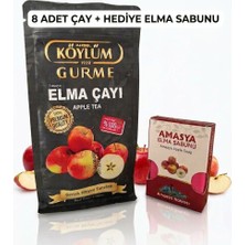 Köylüm Gurme Doğal Amasya Elma Çayı 275 gr 8 Adet + Hediye Elma Sabunu