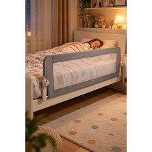 Baby Home Nicole 150 CM GRİ Bebek Güvenlik Yatak Bariyeri 150cm