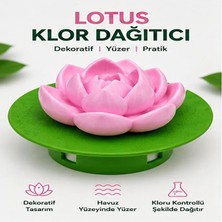 Lotus Klor Dağıtıcı – Dekoratif Havuz Klor Şamandırası - 200 gr Tablet