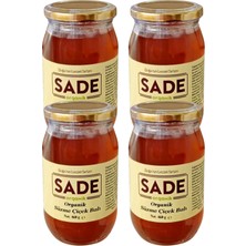 Sade Organik SADE ORGANİK SÜZME ÇİÇEK BALI 460 GR. 4 Lİ PAKET