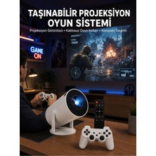 Marvielle Kablosuz Projeksiyon Cihazı ile Ev Sinema Deneyimi, Yeni Nesil Uyumlu - Projeksiyon Perdesi