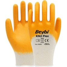 Caftra Beybi Kn2 Flex Sarı Nitril Iş Eldiveni NO10