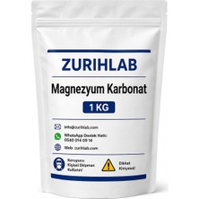 Zurihlab Zurıhlab Magnezyum Karbonat 1kg - Magnesium Carbonate