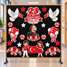 Ti Play 29 Ekim Cumhuriyet Bayramı Hazır Fügür Kesim Pano Süsü Ilkokul