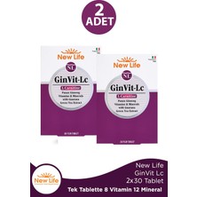 New Life Ginvit-Lc L- Carnitine 30 Film Tablet 2 Adet