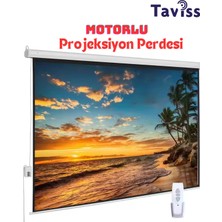 Marvielle 240X200 cm Motorlu , Yüksek Kalite, Kolay Kullanım - Projeksiyon Perdesi