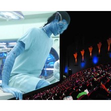 Marvielle 3D Gümüş 100X100, Yüksek Kalite ve Net Görüntü - Projeksiyon Perdesi