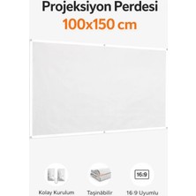 Marvielle Yüksek Çözünürlük Duvar Tipi 100X150 cm - Projeksiyon Perdesi