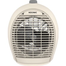Koenic Koenıc Kfh 20324 2000 W Fanlı Isıtıcı Krem