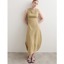 Marks & Spencer Pamuk Karışımlı Midi Shift Elbise