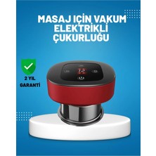 Marvielle Elektrikli Vakumlu Masaj Aleti, Isıtmalı ve Kırmızı Işıklı Terapi Seti - Masaj Cihazı