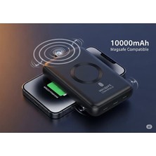 Hiltech 10000MAH Manyetik Kablosuz Powerbank Magsafe Taşınabilir Hızlı Şarj Powerbank