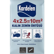 Caftra Kardelen Hışır Örtü Naylon Koruyucu Zemin ve Eşya Örtüsü 10 M²
