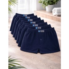Seher Yıldızı 5'li Erkek Penye Boxer Düğmeli