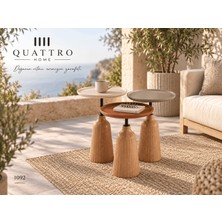 Quattro Home Lunera 1092 Üçlü Zigon Sehpa