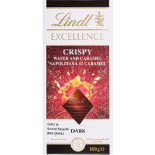 Lindt Excellence Crispy Wafer Caramel Çikolata 100 G