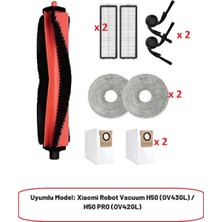 Xiaomi Robot Süpürge H50 (OV43GL) / H50 Pro (OV42GL) ile Uyumlu Yedek Parça Seti