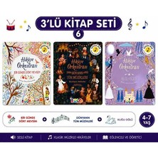 Eolo Yayıncılık Hikâye Orkestrası Bir Günde Dört Mevsim & Dünyanın Tüm Müzikleri & Kuğu Gölü 3'lü Sesli Kitap Seti 4-7 Yaş