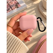 bbtech Airpods 4 / 5 Uyumlu Sert Silikon Kılıf, Kadife Iç Yüzeyli, Askı Aparatlı Koruyucu Kılıf