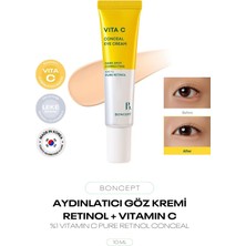 Retinol ve C Vitamini Içeren Aydınlık Görünüm Sağlayan Conceal Göz Kremi Vita C Eye Cream