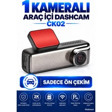 Mobixom CK02 2k Ultra Hd Wi‑fi Araç Kamerası | 128 GB Hafıza Kartı Desteği, Park Gözetim Modu ve Zaman Atlamalı Kayıt